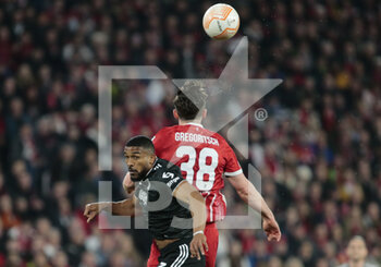 2023-03-16 - Bremer of Juventus and Michael Gregoritsch of SC Freiburg during the second leg of the Uefa Europa League football match between Sc Freiburg and  Juventus Fc on 16 March 2023 at Europa Park Stadion, Frieburg, Germany.  Photo Nderim Kaceli - SC FREIBURG VS JUVENTUS FC - UEFA EUROPA LEAGUE - SOCCER