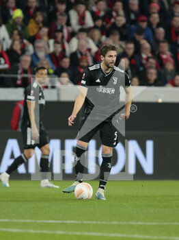 2023-03-16 - Manuel Locatelli of Juventus during the second leg of the Uefa Europa League football match between Sc Freiburg and  Juventus Fc on 16 March 2023 at Europa Park Stadion, Frieburg, Germany.  Photo Nderim Kaceli - SC FREIBURG VS JUVENTUS FC - UEFA EUROPA LEAGUE - SOCCER