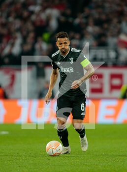 2023-03-16 - Danilo of Juventus during the second leg of the Uefa Europa League football match between Sc Freiburg and  Juventus Fc on 16 March 2023 at Europa Park Stadion, Frieburg, Germany.  Photo Nderim Kaceli - SC FREIBURG VS JUVENTUS FC - UEFA EUROPA LEAGUE - SOCCER