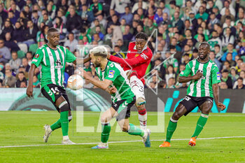 2023-03-17 - Anthony Elanga (36) of Manchester United during the UEFA Europa League, Round of 16, 2nd leg football match between Real Betis and Manchester United on 16 March 2023 at Estadio Benito Villamarin in Seville, Spain - FOOTBALL - EUROPA LEAGUE - REAL BETIS V MANCHESTER UNITED - UEFA EUROPA LEAGUE - SOCCER