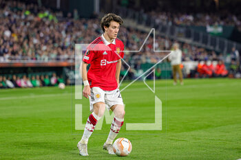 2023-03-17 - Facundo Pellistri (28) of Manchester United during the UEFA Europa League, Round of 16, 2nd leg football match between Real Betis and Manchester United on 16 March 2023 at Estadio Benito Villamarin in Seville, Spain - FOOTBALL - EUROPA LEAGUE - REAL BETIS V MANCHESTER UNITED - UEFA EUROPA LEAGUE - SOCCER