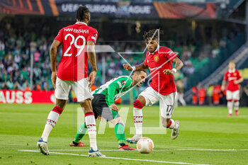 2023-03-17 - Fred (17) of Manchester United during the UEFA Europa League, Round of 16, 2nd leg football match between Real Betis and Manchester United on 16 March 2023 at Estadio Benito Villamarin in Seville, Spain - FOOTBALL - EUROPA LEAGUE - REAL BETIS V MANCHESTER UNITED - UEFA EUROPA LEAGUE - SOCCER