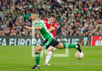 2023-03-17 - Marcel Sabitzer (15) of Manchester United during the UEFA Europa League, Round of 16, 2nd leg football match between Real Betis and Manchester United on 16 March 2023 at Estadio Benito Villamarin in Seville, Spain - FOOTBALL - EUROPA LEAGUE - REAL BETIS V MANCHESTER UNITED - UEFA EUROPA LEAGUE - SOCCER