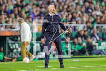 2023-03-17 - Erik ten Hag Manager of Manchester United during the UEFA Europa League, Round of 16, 2nd leg football match between Real Betis and Manchester United on 16 March 2023 at Estadio Benito Villamarin in Seville, Spain - FOOTBALL - EUROPA LEAGUE - REAL BETIS V MANCHESTER UNITED - UEFA EUROPA LEAGUE - SOCCER
