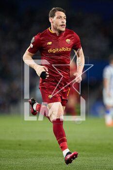 2023-03-16 - Andrea Belotti of AS Roma during the UEFA Europa League, Round of 16, 2nd leg football match between Real Sociedad and AS Roma on March 16, 2023 at Reale Arena in San Sebastian, Spain - FOOTBALL - EUROPA LEAGUE - REAL SOCIEDAD V AS ROMA - UEFA EUROPA LEAGUE - SOCCER