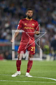 2023-03-16 - Georginio Wijnaldum of AS Roma during the UEFA Europa League, Round of 16, 2nd leg football match between Real Sociedad and AS Roma on March 16, 2023 at Reale Arena in San Sebastian, Spain - FOOTBALL - EUROPA LEAGUE - REAL SOCIEDAD V AS ROMA - UEFA EUROPA LEAGUE - SOCCER