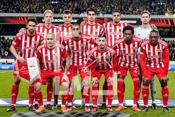 2023-03-16 - Team of Union Berlin during the UEFA Europa League, Round of 16, 2nd leg football match between Royale Union Saint-Gilloise and FC Union Berlin on March 16, 2023 at the Anderlecht Stadium in Brussels, Belgium - FOOTBALL - EUROPA LEAGUE - UNION SAINT-GILLOISE V UNION BERLIN - UEFA EUROPA LEAGUE - SOCCER