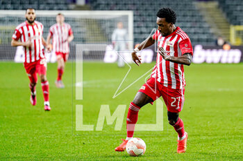 2023-03-16 - Sheraldo Becker of Union Berlin during the UEFA Europa League, Round of 16, 2nd leg football match between Royale Union Saint-Gilloise and FC Union Berlin on March 16, 2023 at the Anderlecht Stadium in Brussels, Belgium - FOOTBALL - EUROPA LEAGUE - UNION SAINT-GILLOISE V UNION BERLIN - UEFA EUROPA LEAGUE - SOCCER