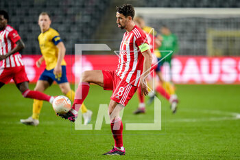 2023-03-16 - Rani Khedira of Union Berlin during the UEFA Europa League, Round of 16, 2nd leg football match between Royale Union Saint-Gilloise and FC Union Berlin on March 16, 2023 at the Anderlecht Stadium in Brussels, Belgium - FOOTBALL - EUROPA LEAGUE - UNION SAINT-GILLOISE V UNION BERLIN - UEFA EUROPA LEAGUE - SOCCER
