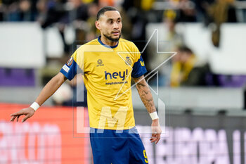 2023-03-16 - Loic Lapoussin of Royale Union Saint-Gilloise during the UEFA Europa League, Round of 16, 2nd leg football match between Royale Union Saint-Gilloise and FC Union Berlin on March 16, 2023 at the Anderlecht Stadium in Brussels, Belgium - FOOTBALL - EUROPA LEAGUE - UNION SAINT-GILLOISE V UNION BERLIN - UEFA EUROPA LEAGUE - SOCCER