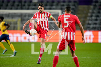 2023-03-16 - Rani Khedira of Union Berlin during the UEFA Europa League, Round of 16, 2nd leg football match between Royale Union Saint-Gilloise and FC Union Berlin on March 16, 2023 at the Anderlecht Stadium in Brussels, Belgium - FOOTBALL - EUROPA LEAGUE - UNION SAINT-GILLOISE V UNION BERLIN - UEFA EUROPA LEAGUE - SOCCER