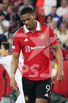 2023-04-20 - Anthony Martial (#9 - Manchester United) disappointed - SEVILLA FC VS MANCHESTER UNITED - UEFA EUROPA LEAGUE - SOCCER