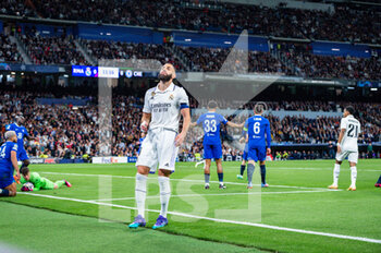 2023-04-12 - Karim Benzema (Real Madrid) during the football match between
Real Madrid and Chelsea valid for the first leg of the quarter final of the Uefa Champion’s League celebrated in Madrid, Spain at Bernabeu stadium on Tuesday 12 March 2023 - QUARTER FINALS - REAL MADRID FC VS CHELSEA FC - UEFA CHAMPIONS LEAGUE - SOCCER