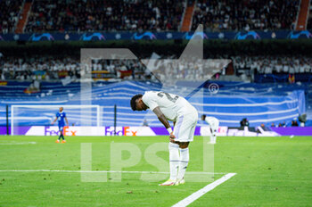 2023-04-12 - Vinícius Júnior (Real Madrid) during the football match between
Real Madrid and Chelsea valid for the first leg of the quarter final of the Uefa Champion’s League celebrated in Madrid, Spain at Bernabeu stadium on Tuesday 12 March 2023 - QUARTER FINALS - REAL MADRID FC VS CHELSEA FC - UEFA CHAMPIONS LEAGUE - SOCCER