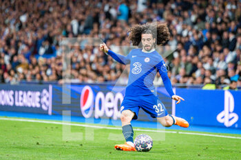 2023-04-12 - Marc Cucurella (Chelsea) in action during the football match between
Real Madrid and Chelsea valid for the first leg of the quarter final of the Uefa Champion’s League celebrated in Madrid, Spain at Bernabeu stadium on Tuesday 12 March 2023 - QUARTER FINALS - REAL MADRID FC VS CHELSEA FC - UEFA CHAMPIONS LEAGUE - SOCCER
