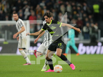 2023-04-13 - Trincao of Sporting CP during the Uefa Europa League, football match between Juventus Fc and Sporting Cp on 13 April 2023 at Allianz Stadium, Turin, Italy. Photo Nderim Kaceli - QUARTER-FINALS - JUVENTUS FC VS SPORTING SP - UEFA EUROPA LEAGUE - SOCCER