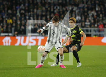 2023-04-13 - Federico Chiesa of Juventus during the Uefa Europa League, football match between Juventus Fc and Sporting Cp on 13 April 2023 at Allianz Stadium, Turin, Italy. Photo Nderim Kaceli - QUARTER-FINALS - JUVENTUS FC VS SPORTING SP - UEFA EUROPA LEAGUE - SOCCER