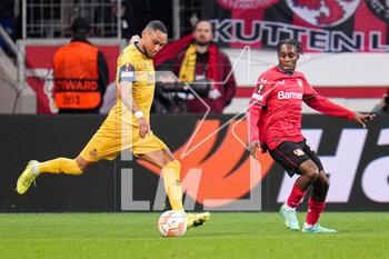 2023-04-13 - Loic Lapoussin of Royale Union Saint-Gilloise during the UEFA Europa League, Quarter-finals, 1st leg football match between Bayer 04 Leverkusen and Royale Union Saint-Gilloise on April 13, 2023 at the BayArena in Leverkusen, Germany - FOOTBALL - EUROPA LEAGUE - LEVERKUSEN V UNION SAINT-GILLOISE - UEFA EUROPA LEAGUE - SOCCER