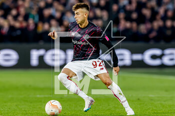 2023-04-13 - Stephan El Shaarawy of AS Roma during the UEFA Europa League, Quarter-finals, 1st leg football match between Feyenoord and AS Roma on April 13, 2023 at Stadion Feijenoord 'De Kuip' in Rotterdam, Netherlands - FOOTBALL - EUROPA LEAGUE - FEYENOORD V ROMA - UEFA EUROPA LEAGUE - SOCCER