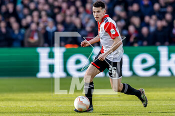 2023-04-13 - Oussama Idrissi of Feyenoord during the UEFA Europa League, Quarter-finals, 1st leg football match between Feyenoord and AS Roma on April 13, 2023 at Stadion Feijenoord 'De Kuip' in Rotterdam, Netherlands - FOOTBALL - EUROPA LEAGUE - FEYENOORD V ROMA - UEFA EUROPA LEAGUE - SOCCER