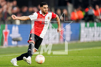 2023-04-13 - Alireza Jahanbakhsh of Feyenoord during the UEFA Europa League, Quarter-finals, 1st leg football match between Feyenoord and AS Roma on April 13, 2023 at Stadion Feijenoord 'De Kuip' in Rotterdam, Netherlands - FOOTBALL - EUROPA LEAGUE - FEYENOORD V ROMA - UEFA EUROPA LEAGUE - SOCCER