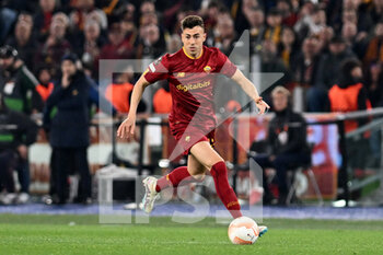 2023-04-20 - Stephan El Shaarawy of AS Roma during the UEFA Europa League match between AS Roma and Feyenoord at Stadio Olimpico on April 20, 2023 in Rome, Italy. - QUARTER FINALS - ROMA VS FEYENOORD - UEFA EUROPA LEAGUE - SOCCER