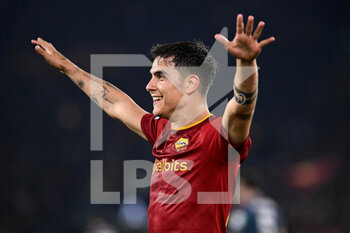 2023-04-20 - Paulo Dybala of AS Roma during the UEFA Europa League match between AS Roma and Feyenoord at Stadio Olimpico on April 20, 2023 in Rome, Italy. - QUARTER FINALS - ROMA VS FEYENOORD - UEFA EUROPA LEAGUE - SOCCER