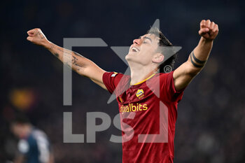 2023-04-20 - Paulo Dybala of AS Roma during the UEFA Europa League match between AS Roma and Feyenoord at Stadio Olimpico on April 20, 2023 in Rome, Italy. - QUARTER FINALS - ROMA VS FEYENOORD - UEFA EUROPA LEAGUE - SOCCER