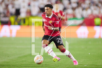 2023-04-20 - Jadon Sancho of Manchester United during the UEFA Europa League, Quarter-finals, 2nd leg football match between Sevilla FC and Manchester United on April 20, 2023 at Estadio Ramon Sanchez Pizjuan in Sevilla, Spain - FOOTBALL - EUROPA LEAGUE - SEVILLA FC V MANCHESTER UNITED - UEFA EUROPA LEAGUE - SOCCER