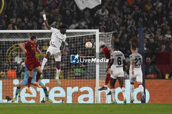 2023-05-11 - during the first leg of the Semi-final of the UEFA Europa League between A.S. Roma vs Bayer 04 Leverkusen on May 11, 2023 at the Stadio Olimpico in Rome. - SEMIFINAL - AS ROMA VS BAYER 04 LEVERKUSEN - UEFA EUROPA LEAGUE - SOCCER