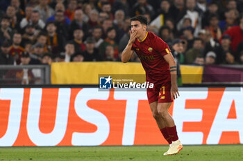 2023-05-11 - Paulo Dybala of A.S. Roma during the first leg of the Semi-final of the UEFA Europa League between A.S. Roma vs Bayer 04 Leverkusen on May 11, 2023 at the Stadio Olimpico in Rome. - SEMIFINAL - AS ROMA VS BAYER 04 LEVERKUSEN - UEFA EUROPA LEAGUE - SOCCER