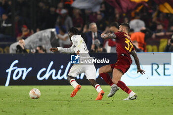 2023-05-11 - during the first leg of the Semi-final of the UEFA Europa League between A.S. Roma vs Bayer 04 Leverkusen on May 11, 2023 at the Stadio Olimpico in Rome. - SEMIFINAL - AS ROMA VS BAYER 04 LEVERKUSEN - UEFA EUROPA LEAGUE - SOCCER