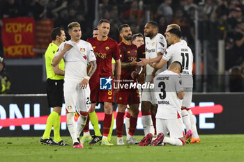 2023-05-11 - Nemanja Matic of A.S. Roma during the first leg of the Semi-final of the UEFA Europa League between A.S. Roma vs Bayer 04 Leverkusen on May 11, 2023 at the Stadio Olimpico in Rome. - SEMIFINAL - AS ROMA VS BAYER 04 LEVERKUSEN - UEFA EUROPA LEAGUE - SOCCER