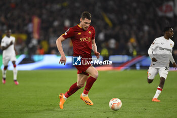 2023-05-11 - Andrea Belotti of A.S. Roma during the first leg of the Semi-final of the UEFA Europa League between A.S. Roma vs Bayer 04 Leverkusen on May 11, 2023 at the Stadio Olimpico in Rome. - SEMIFINAL - AS ROMA VS BAYER 04 LEVERKUSEN - UEFA EUROPA LEAGUE - SOCCER