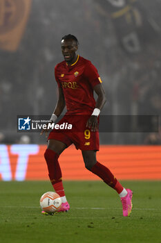 2023-05-11 - Tammy Abraham of A.S. Roma during the first leg of the Semi-final of the UEFA Europa League between A.S. Roma vs Bayer 04 Leverkusen on May 11, 2023 at the Stadio Olimpico in Rome. - SEMIFINAL - AS ROMA VS BAYER 04 LEVERKUSEN - UEFA EUROPA LEAGUE - SOCCER