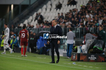 2023-05-11 - Massimiliano Allegri, Manager of Juventus during the Uefa Europa League semi-final, first leg, football match between Juventus Fc and Sevilla Fc on 11 May 2023 at Allianz Stadium, Turin, Italy. Photo Nderim Kaceli - SEMIFINAL - JUVENTUS FC VS SEVILLA FC - UEFA EUROPA LEAGUE - SOCCER