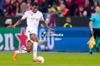 2023-05-18 - Georginio Wijnaldum of AS Roma during the UEFA Europa League, Semi-finals, 2nd leg football match between Bayer 04 Leverkusen and AS Roma on May 18, 2023 at BayArena in Leverkusen, Germany - FOOTBALL - EUROPA LEAGUE - LEVERKUSEN V ROMA - UEFA EUROPA LEAGUE - SOCCER