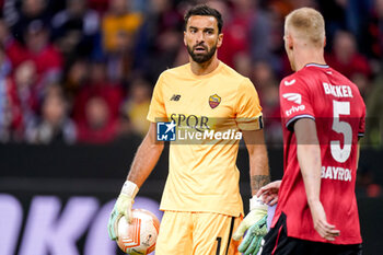2023-05-18 - Rui Patricio of AS Roma during the UEFA Europa League, Semi-finals, 2nd leg football match between Bayer 04 Leverkusen and AS Roma on May 18, 2023 at BayArena in Leverkusen, Germany - FOOTBALL - EUROPA LEAGUE - LEVERKUSEN V ROMA - UEFA EUROPA LEAGUE - SOCCER