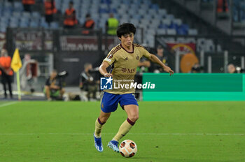 2023-10-05 - Keigo Tsunemoto (Servette FC)   during the UEFA Europa League 2023-2024 football match between AS Roma and Servette FC at the Olympic Stadium in Rome on 05 October 2023. - AS ROMA VS SERVETTE FC - UEFA EUROPA LEAGUE - SOCCER