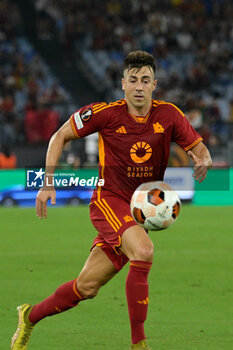 2023-10-05 - Stephan El Shaarawy (AS Roma);  during the UEFA Europa League 2023-2024 football match between AS Roma and Servette FC at the Olympic Stadium in Rome on 05 October 2023. - AS ROMA VS SERVETTE FC - UEFA EUROPA LEAGUE - SOCCER