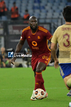 2023-10-05 - Romelu Lukaku (AS Roma);  during the UEFA Europa League 2023-2024 football match between AS Roma and Servette FC at the Olympic Stadium in Rome on 05 October 2023. - AS ROMA VS SERVETTE FC - UEFA EUROPA LEAGUE - SOCCER