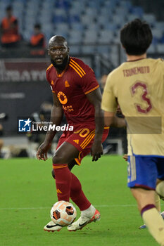 2023-10-05 - Romelu Lukaku (AS Roma);  during the UEFA Europa League 2023-2024 football match between AS Roma and Servette FC at the Olympic Stadium in Rome on 05 October 2023. - AS ROMA VS SERVETTE FC - UEFA EUROPA LEAGUE - SOCCER
