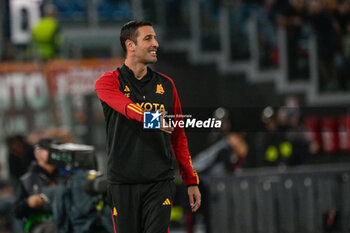 2023-10-26 - Allessandro Foti coach AS Roma during the UEFA Europa League 2023-2024 football match between AS Roma and SK Slavia Praha Group G at the Olympic Stadium in Rome on 26 October 2023. - AS ROMA VS SK SLAVIA PRAHA - UEFA EUROPA LEAGUE - SOCCER