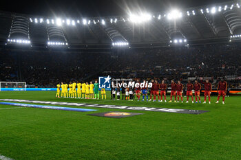 2023-12-14 - Line up during the UEFA Europa League 2023-2024 football match between AS Roma vs FC Sheriff Tiraspol Group G at the Olympic Stadium in Rome on 14 December 2023. - AS ROMA VS FC SHERIFF TIRASPOL - UEFA EUROPA LEAGUE - SOCCER