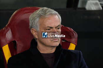 2023-12-14 - José Mourinho coach of AS Roma; José Mourinho coach of AS Roma;  during the UEFA Europa League 2023-2024 football match between AS Roma vs FC Sheriff Tiraspol Group G at the Olympic Stadium in Rome on 14 December 2023. - AS ROMA VS FC SHERIFF TIRASPOL - UEFA EUROPA LEAGUE - SOCCER