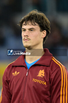 2023-12-14 - Mile Svilar (AS Roma);  during the UEFA Europa League 2023-2024 football match between AS Roma vs FC Sheriff Tiraspol Group G at the Olympic Stadium in Rome on 14 December 2023. - AS ROMA VS FC SHERIFF TIRASPOL - UEFA EUROPA LEAGUE - SOCCER