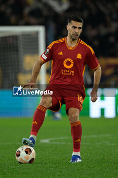 2023-12-14 - Mehmet Celik (AS Roma);  during the UEFA Europa League 2023-2024 football match between AS Roma vs FC Sheriff Tiraspol Group G at the Olympic Stadium in Rome on 14 December 2023. - AS ROMA VS FC SHERIFF TIRASPOL - UEFA EUROPA LEAGUE - SOCCER