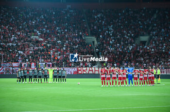 2023-09-21 - SC Freiburg and Olympiacos FC before the Europa League Group A match between Olympiacos FC and SC Freiburg at Georgios Karaiskakis Stadium on
September 21, 2023, in Athens, Greece. - OLYMPIACOS VS FREIBURG, EUROPA LEAGUE, GROUP A - UEFA EUROPA LEAGUE - SOCCER