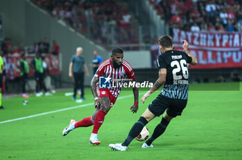2023-09-21 - 23 Rodinei of Olympiacos FC during the Europa League Group A match between Olympiacos FC and SC Freiburg at Georgios Karaiskakis Stadium on September 21, 2023, in Athens, Greece. - OLYMPIACOS VS FREIBURG, EUROPA LEAGUE, GROUP A - UEFA EUROPA LEAGUE - SOCCER