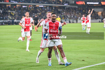 2023-10-05 - 7 Steven Bergwijn of Ajax after scoring a goal during the UEFA Europa League, Group B match between AEK FC and Ajax at Opap Arena on October 5, 2023, in Athens,
Greece. - UEFA EUROPA LEAGUE - AEK FC VS AJAX, EUROPA LEAGUE, GROUP B - UEFA EUROPA LEAGUE - SOCCER